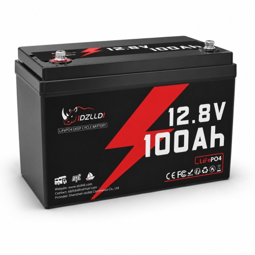 LiFePO4 12V 100 Ah Акумулятор Idzlldi BMS, для для резервного живлення будинку, квартири