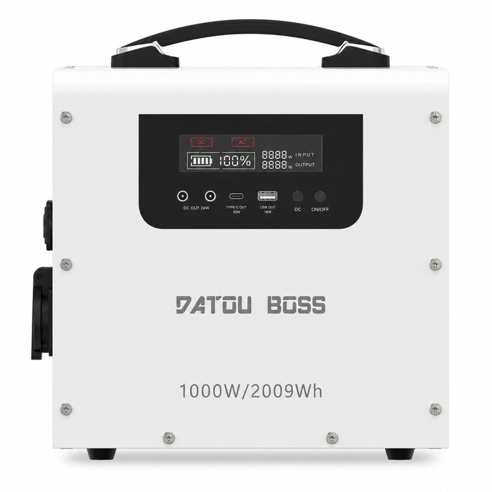 LiFePo4 2009 Вт*г Зарядна станція Datouboss портативна з низьким рівнем шуму