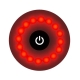 Велосипедний ліхтар габарит T05-16LED Red + кліпса + microUSB