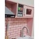 Дитяча дерев'яна кухня Avko Модена Pink, звукові та світлові ефекти