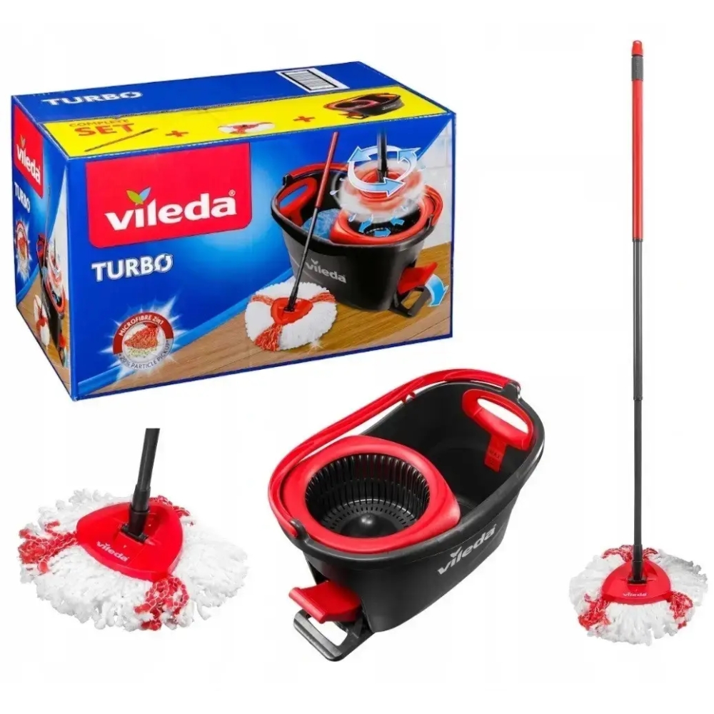 Набір для прибирання швабра+відро Vileda Easy Wring&Clean Turbo