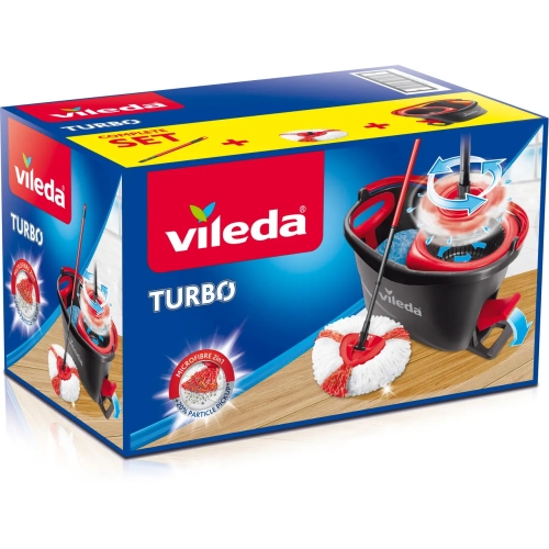 Набір для прибирання швабра+відро Vileda Easy Wring&Clean Turbo