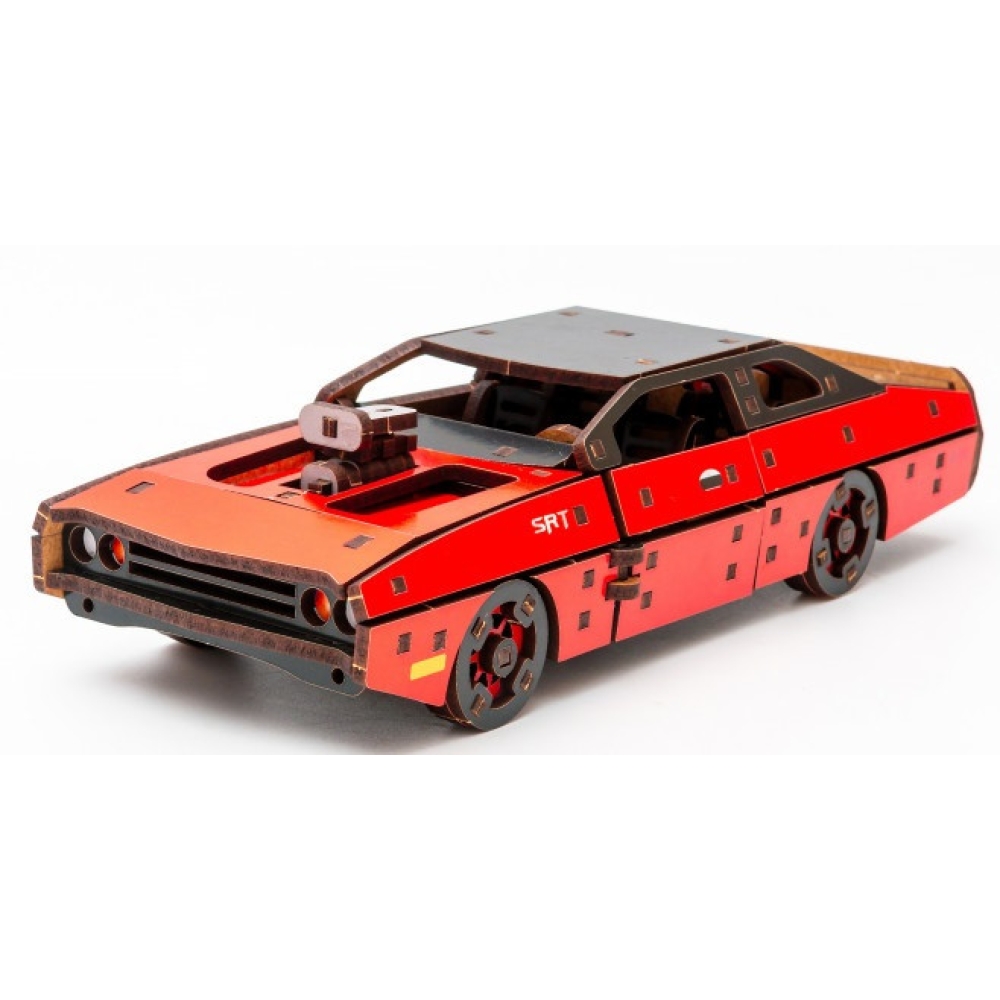 Дерев'яний 3D конструктор Fast Furious (червона)