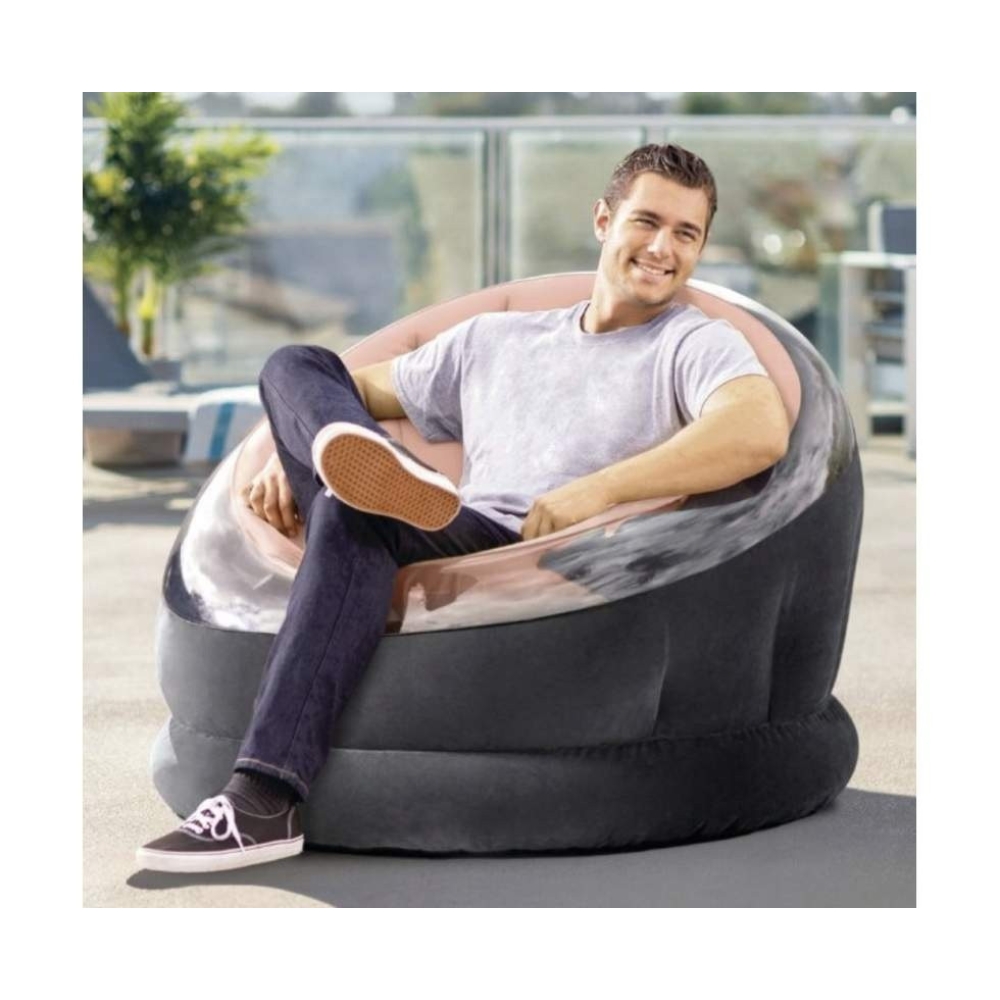 Крісло надувне Intex 68582-coral (112 x 109 x 69см)