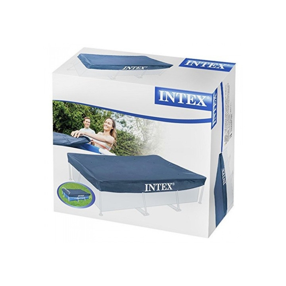 Тент для каркасних прямокутних басейнів Intex 28039, 460х226 см