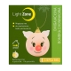 Декоративна ялинкова іграшка-куля Янгол з миготливим носом Light Zone