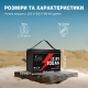 1,28 кВт LiFePO4 Комплект резервного живлення Інвертор Daxtromn + акумулятор Idzlldi 12V 100Ah з BMS для будинку, квартири