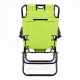 Шезлонг-лежак Axeon Zero Gravity, до 120 кг, lime green, розкладний