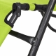 Шезлонг-лежак Axeon Zero Gravity, до 120 кг, lime green, розкладний