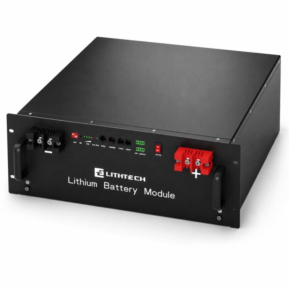 6,2 кВт LiFePO4 Комплект резервного живлення: гібридний інвертор Daxtromn AGH-6.2KW-PRO + 51.2V 100Ah Lithtech акумулятор