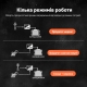 4 кВт*год LiFePO4 Комплект резервного живлення інвертор Humsienk 1 кВт + 12V/314Ah акумулятор CyperOcean