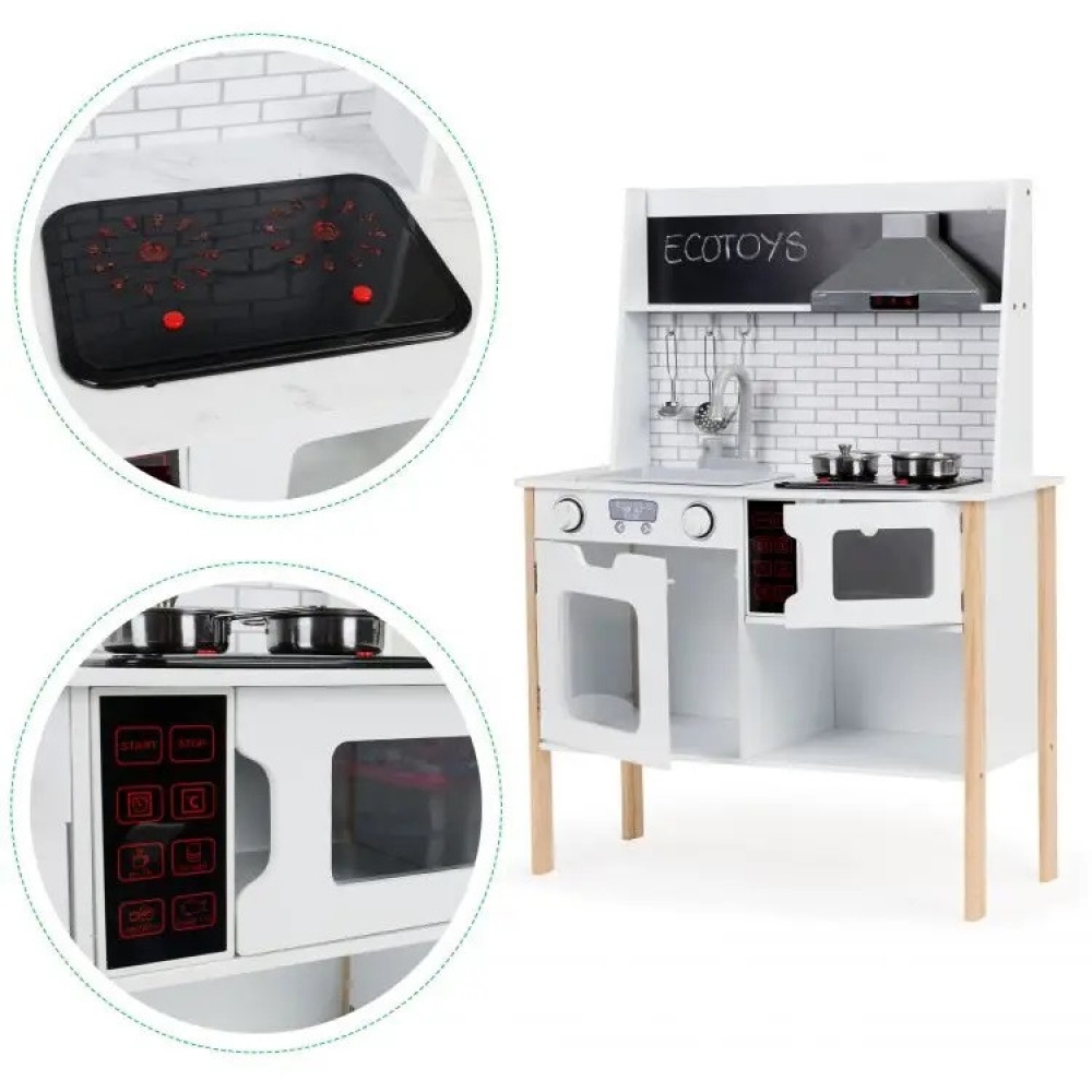 Дитяча дерев'яна кухня Ecotoys PLK537