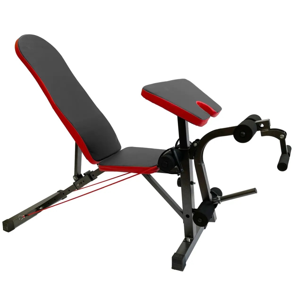 Набір лавка Neo Sport з штангою та гантелями 119 кг L910