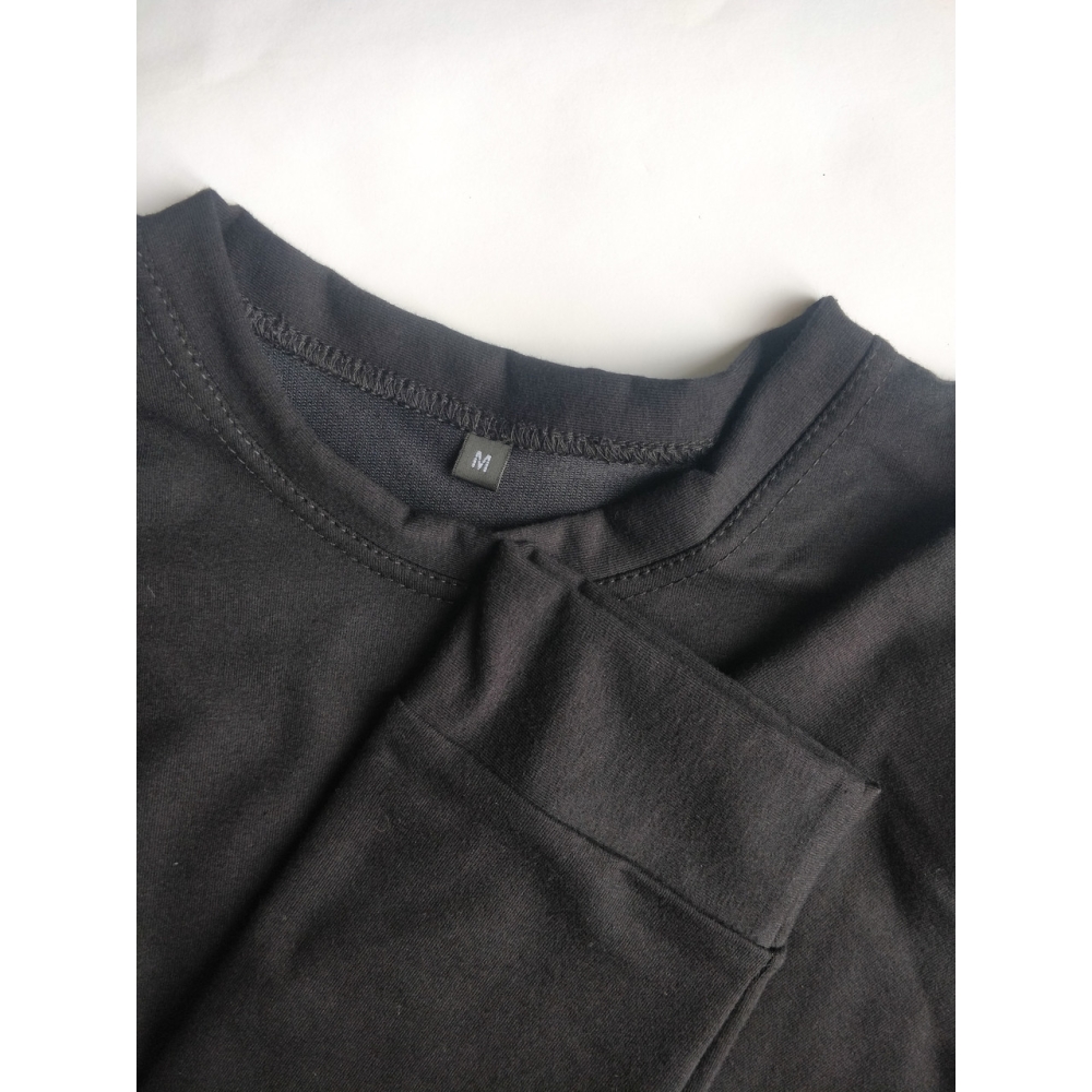 Термобілизна чоловіча з начосом 44-64 розмір, чорний (№5)
