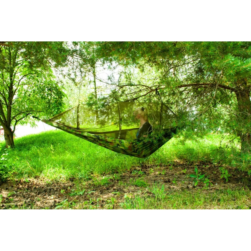 Гамак двомісний + москітна сітка 150 кг 260x140 см Gardlov (Польща)