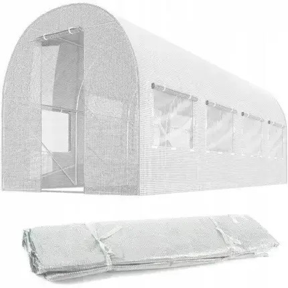 Теплиця 9м² -450 х 200 *200 см Біла Just Garden