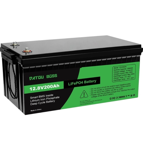 Уцінка! LiFePO4 12V 200Ah акумулятор Datouboss літій-залізо-фосфатний BMS, 2560 Wh