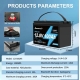 3 кВт LiFePO4 Комплект резервного живлення Інвертор Ameisentech+ 2 акумулятора 12V 100Ah Ameisentech для квартири, будинку
