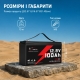 3 кВт LiFePO4 Комплект резервного живлення Інвертор Ameisentech + 2 акумулятора Idzlldi 12V 100Ah з BMS для будинку, квартири