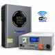 11 кВт LiFePO4 Комплект інвертор Aninerel, Wi-Fi Produced by Anenji + акумулятор GENFORCE 51.2V 100Ah, BMS, рековий