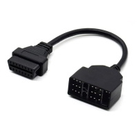 Перехідник для сканера Toyota Тойота 22 Pin -> OBD 2 ELM327 адаптер