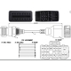 Перехідник для сканера Toyota Тойота 22 Pin -> OBD 2 ELM327 адаптер