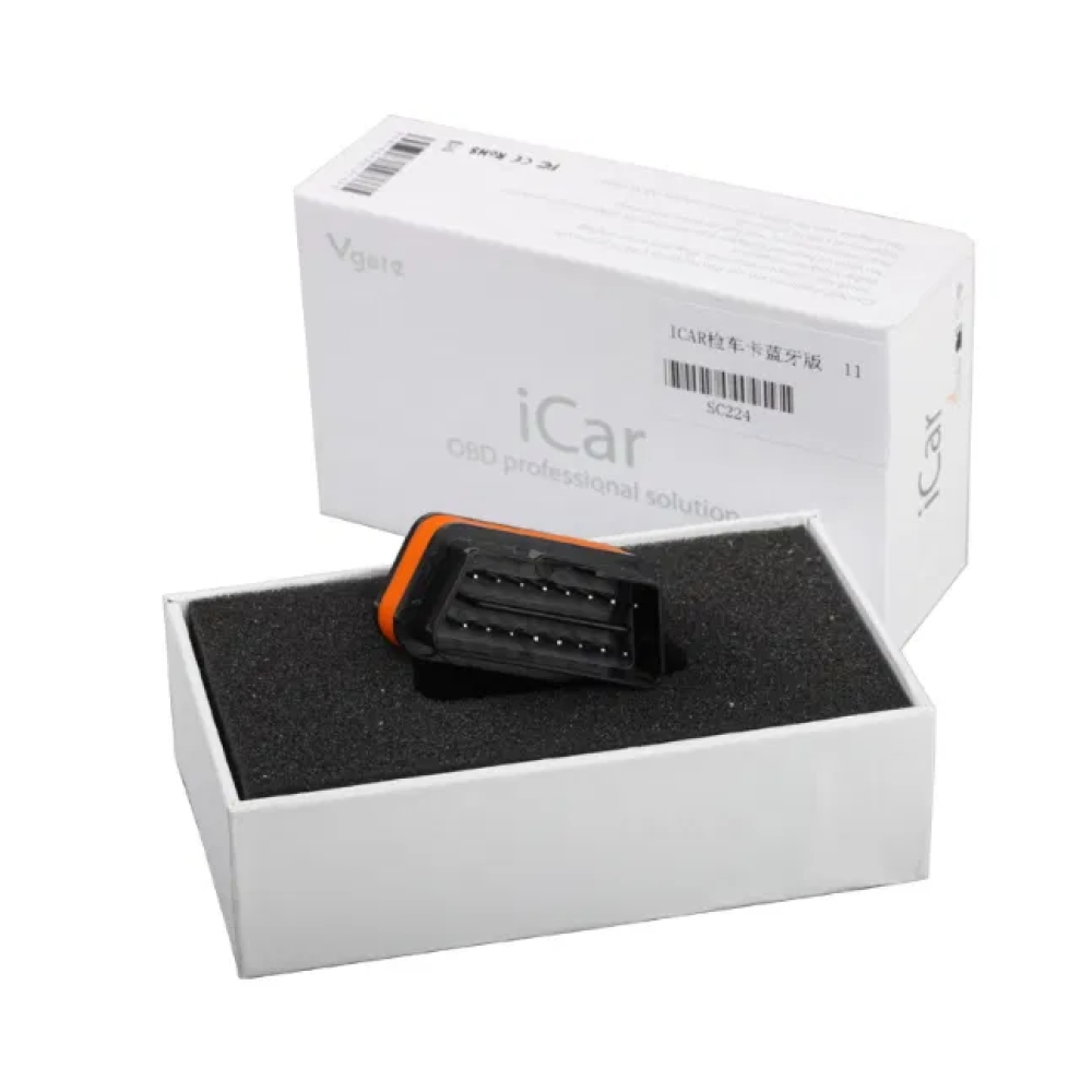 Aвто сканер Vgate iCar2 v1.5 Bluetooth / блютуз OBD2 ELM327, 2020р.