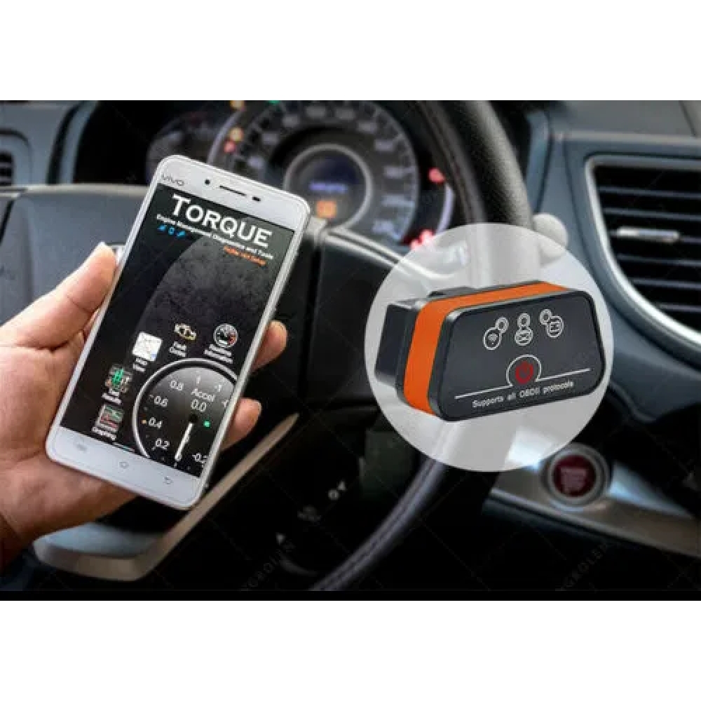 Aвто сканер Vgate iCar2 v1.5 Bluetooth / блютуз OBD2 ELM327, 2020р.