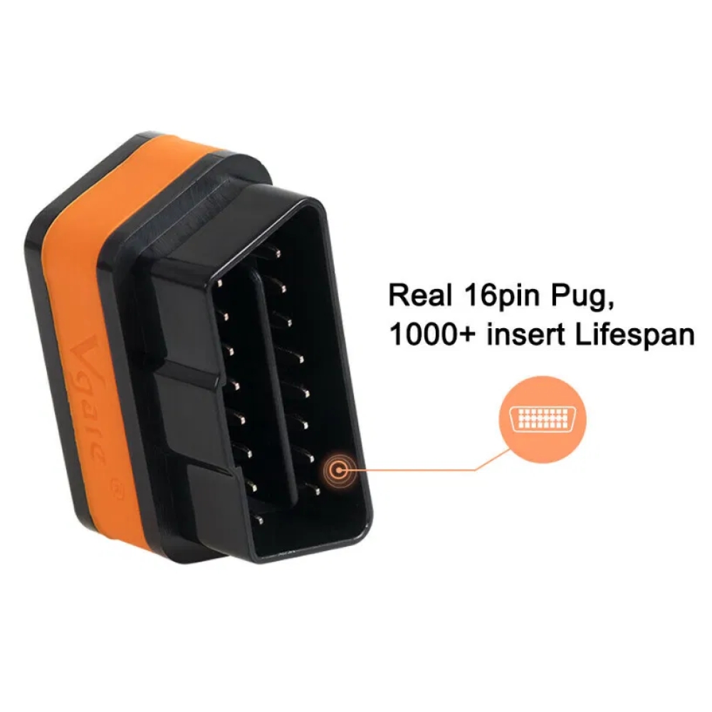 Aвто сканер Vgate iCar2 v1.5 Bluetooth / блютуз OBD2 ELM327, 2020р.