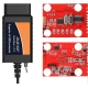 Адаптер сканер USB ELM327 PIC 25K80 v1.5 Ford + перемикач MS / HS OBD