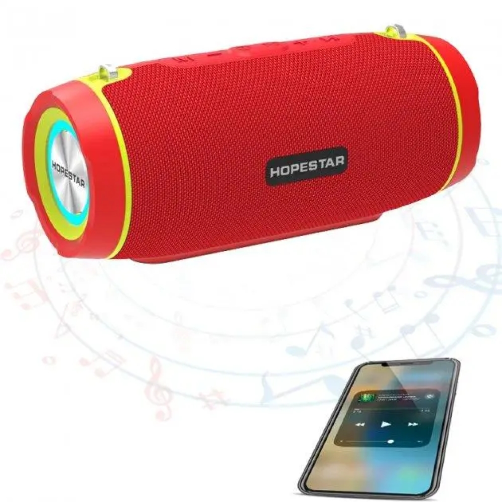 Бездротова Bluetooth колонка mini speaker Hopestar H45 Party + Power bank 10Вт