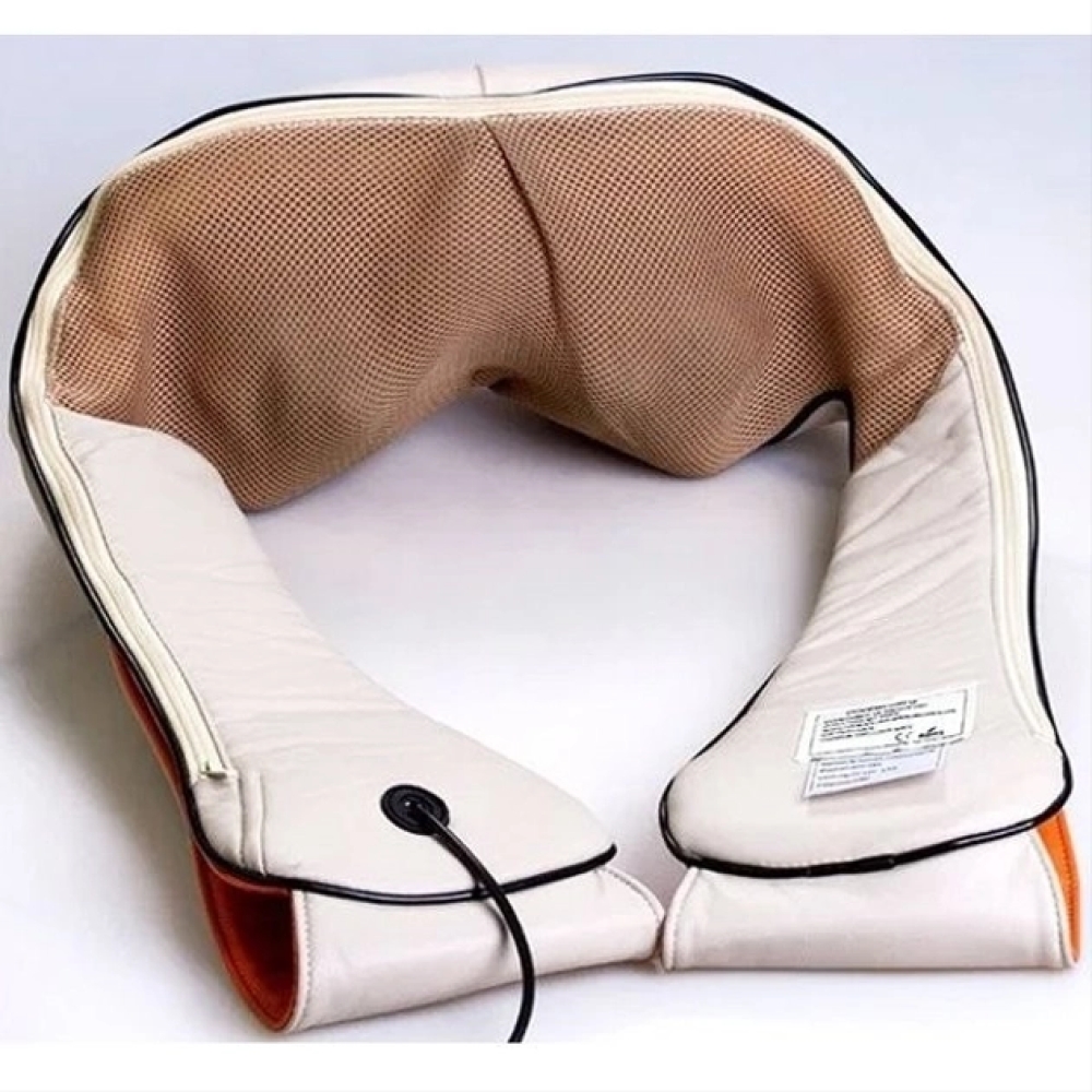 Універсальний роликовий масажер для спини та шиї Massager of Neck Kneading з ІЧ-прогріванням