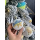 Набір великих новорічних, патріотичних куль, 19 шт