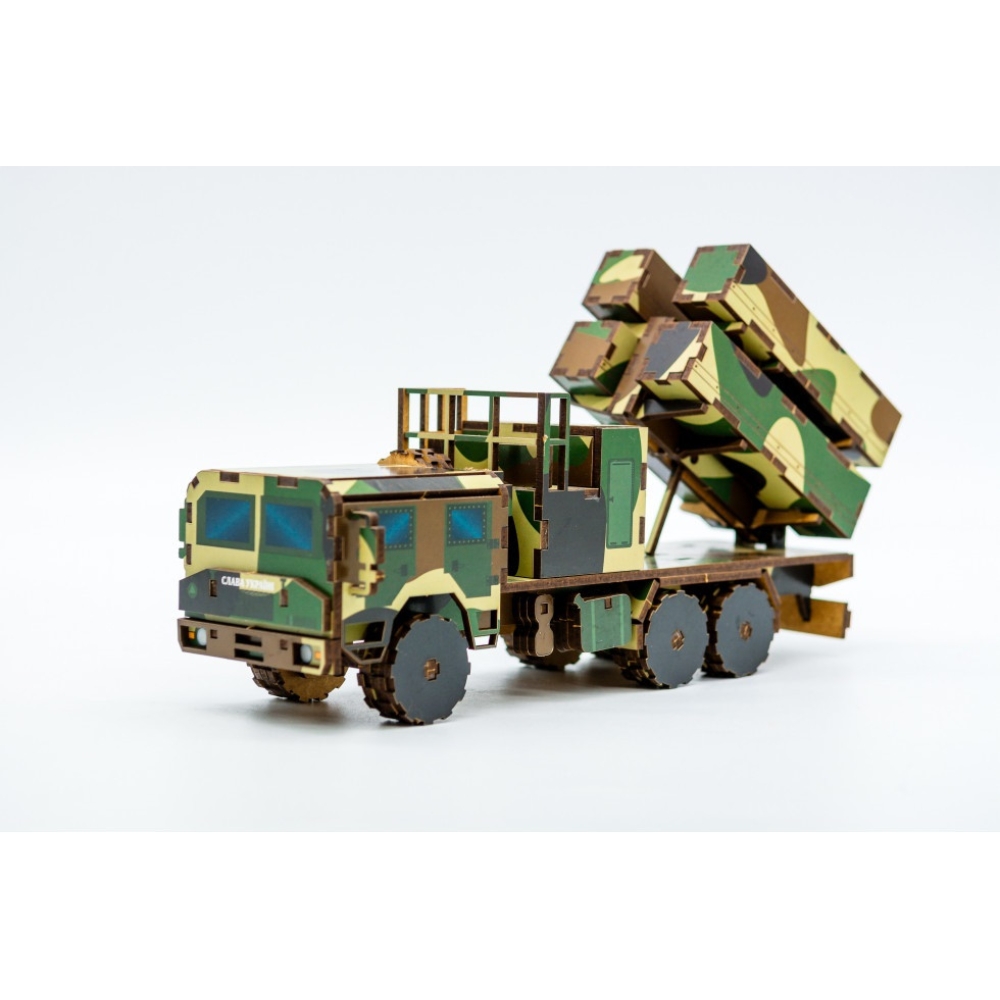 Дерев'яний 3D конструктор "ЗРК NASAMS"
