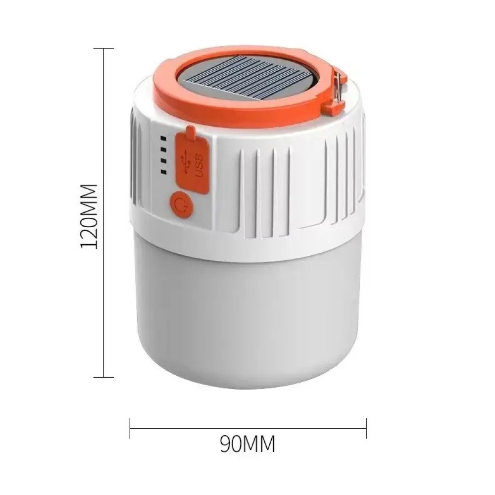 Кемпінговий ліхтар (лампа) TM-B42 на сонячних батареях + Power bank
