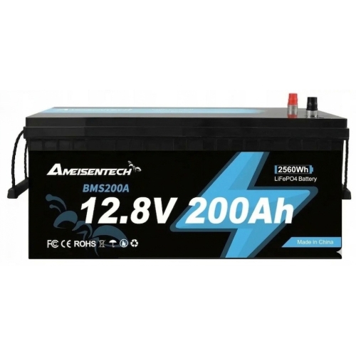 LiFePO4 12V 200Ah Акумулятор Ameisentech, BMS, 2560Wh