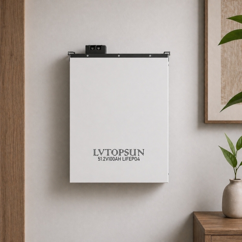 LiFePO4 48V 100Ah акумулятор Lvtopsun wall, BMS, 5120Wh настінний
