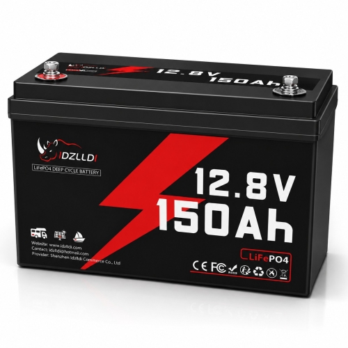 LiFePO4 12V 150 Ah Акумулятор Idzlldi BMS, для для резервного живлення будинку, квартири