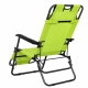 Комплект шезлонг-лежак Axeon Zero Gravity 2 шт, до 120 кг, lime green, розкладний