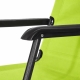 Комплект шезлонг-лежак Axeon Zero Gravity 2 шт, до 120 кг, lime green, розкладний