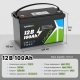 1 кВт LiFePO4 Комплект резервного живлення інвертор Daxtromn + акумулятор Yulongne 12V 100Ah для квартири, будинку