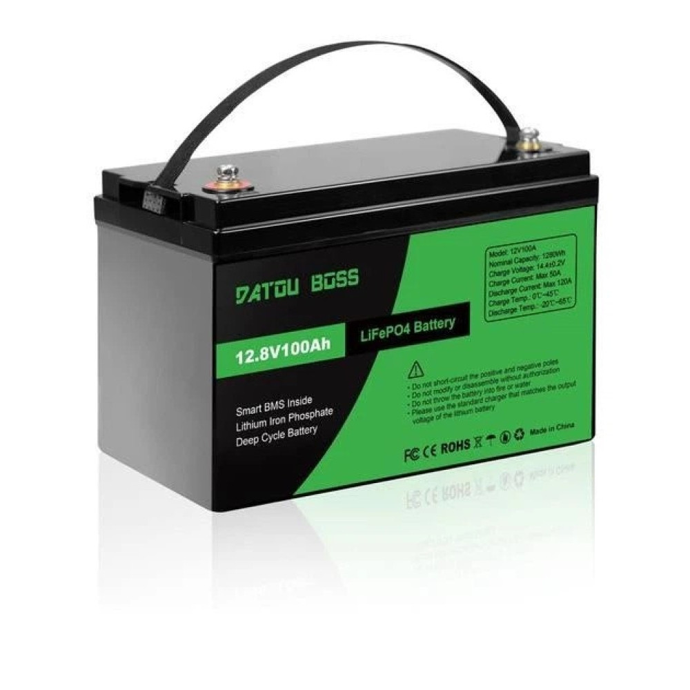 3,3 кВт Комплект резервного живлення Інвертор Datouboss + 2 акумулятора 12V/100Ah для будинку, квартири