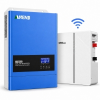 6.2 кВт LiFePO4 Комплект інвертор Anenji з Wi-Fi+ акумулятор DAH Solar 51.2V 100Ah, BMS, Bluetooth для резервного живлення