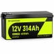 LiFePO4 12V/314Ah Акумулятор CyperOcean з BMS 200 А для систем резервного живлення