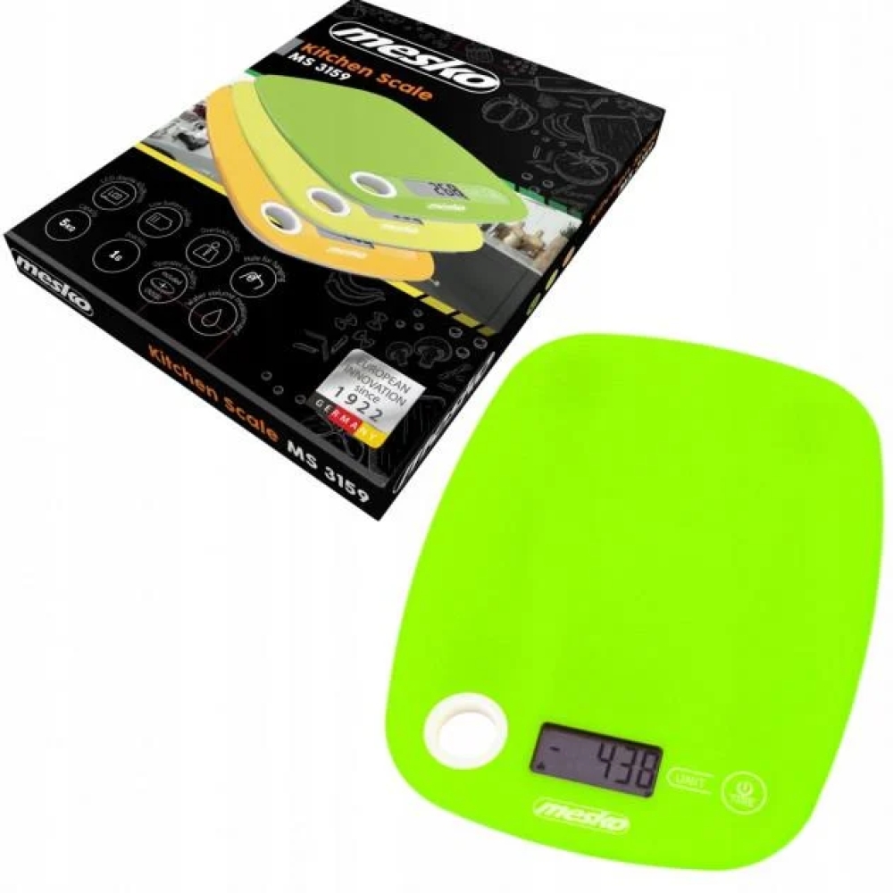 Ваги кухонні Mesko MS 3159 green