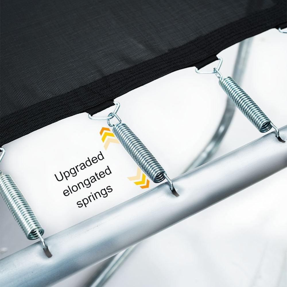 Прямокутний батут 366х244 см із внутрішньою сіткою WellActive