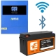 4.2 кВт Комплект резервного живлення Інвертор Anenji WiFi + 24V 100Ah акумулятор Lithtech з Bluetooth