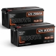 Комплект Lifepo4 5120 Вт*ч, 12V/200Ah 2 акумулятора Humsienk 2560 Вт*год, 250A BMS для систем резервного живлення