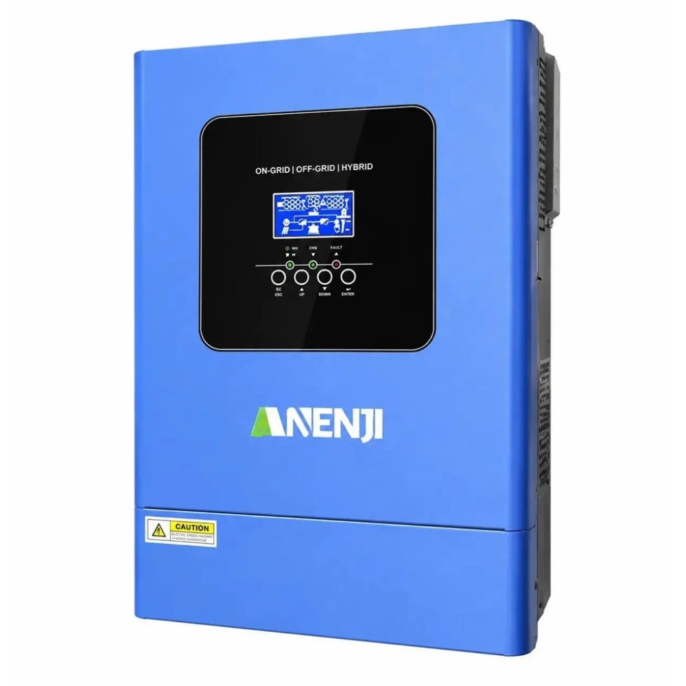 Комплект резервного живлення 6,2 кВт Інвертор Anenji WiFi + LiFePO₄ Dyness B4850 2,4 кВт·год для будинку, квартири