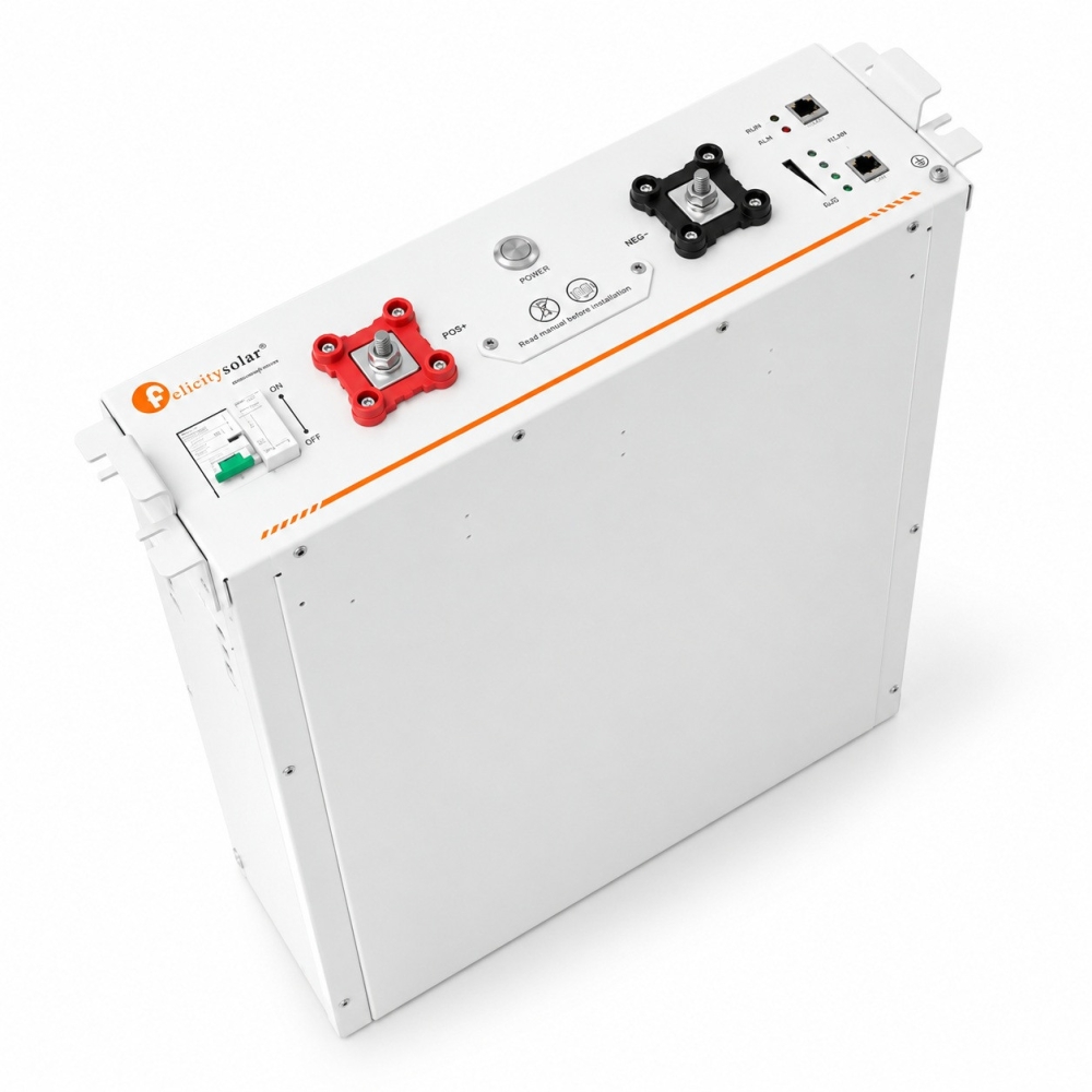 LiFePO4 51,2V/100Ah Акумулятор Felicity з BMS 100 А для систем резервного живлення